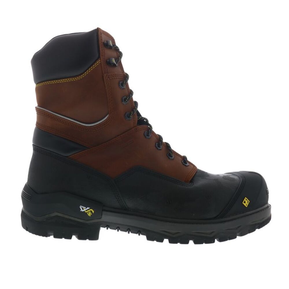 Terra Mens 8" Gantry Nano Composite Toe FP Waterproof ESR Brown Boots (NWT)
